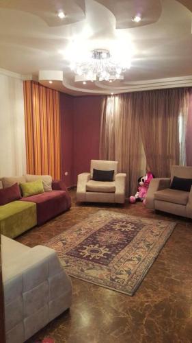 Posezení v ubytování Apartment on the Nile View