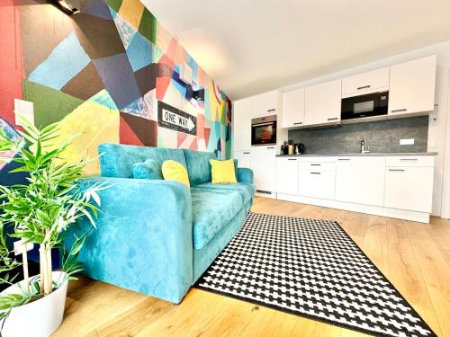 Designer Wohnung mit Balkon