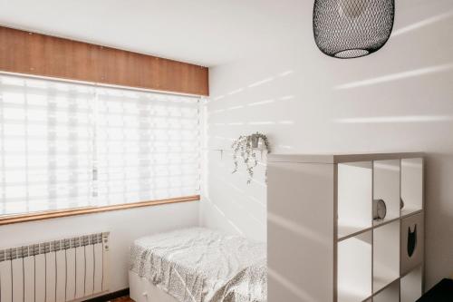 Postel nebo postele na pokoji v ubytování A da Miña Nai