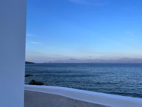a view of a large body of water at CAELI PAROS by Kostas & Joanna Studios in Logaras
