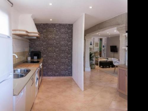 Køkken eller tekøkken på 0340 Apartment in Vilanova de Arousa