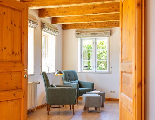 Ruang duduk di Reetdachhaus Stavanger
