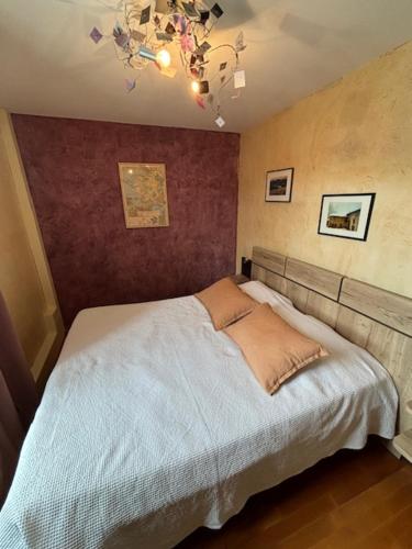 Postel nebo postele na pokoji v ubytování Le Marais des Littes