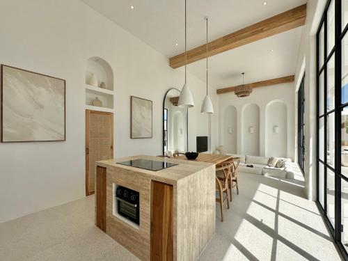 Dapur atau dapur kecil di Dolce villas in Bingin