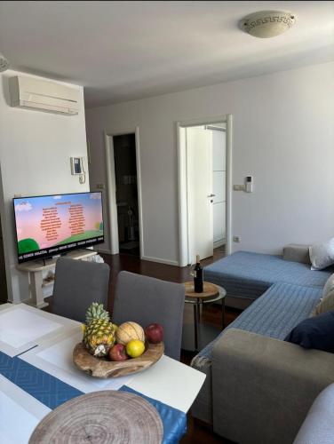 TV a/nebo společenská místnost v ubytování Apartman Bura