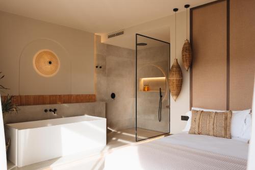 Koupelna v ubytování Noctis Hotel