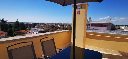Penthouse loft with view