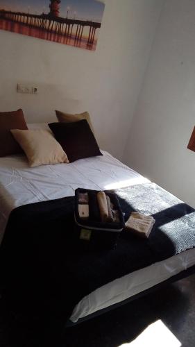 Katil atau katil-katil dalam bilik di Habitación 1 Céntrica en Castellón
