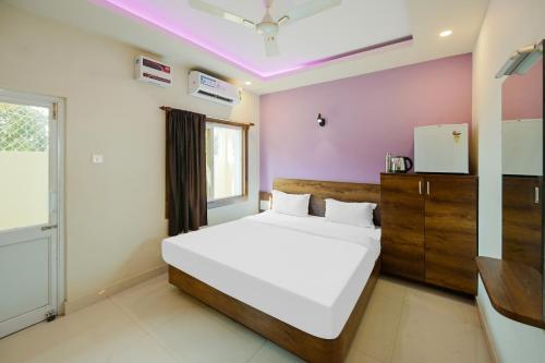 Katil atau katil-katil dalam bilik di Hotel O Blue Sagar