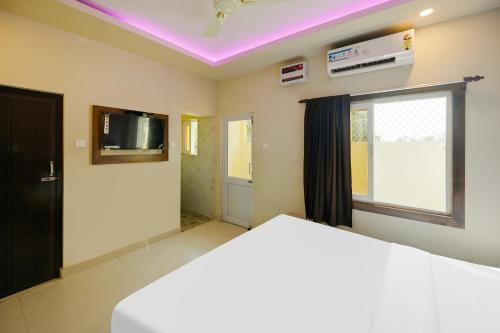 Katil atau katil-katil dalam bilik di Hotel O Blue Sagar