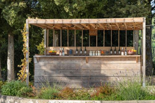Ein Garten an der Unterkunft Podere Castellare