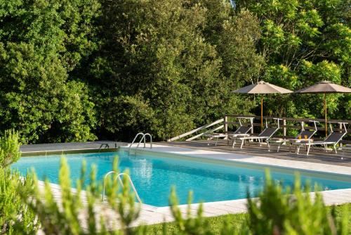 Der Swimmingpool an oder in der Nähe von Podere Castellare