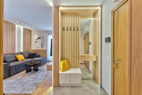 Χώρος καθιστικού στο Vienna lux&spa 2 apartmani