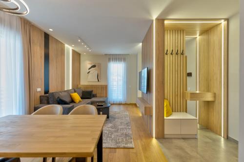 Χώρος καθιστικού στο Vienna lux&spa 2 apartmani