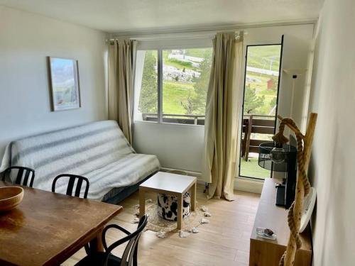 Posezení v ubytování Au cœur des montagnes !