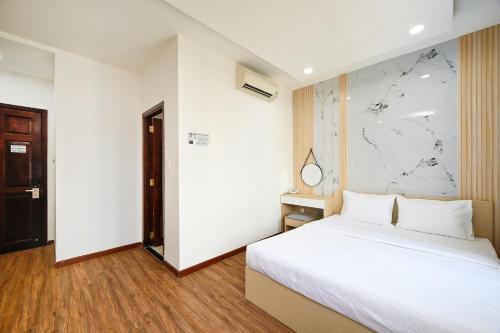 Sunrise Airport Hotelにあるベッド