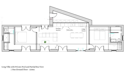 Půdorys ubytování F Topia Villas