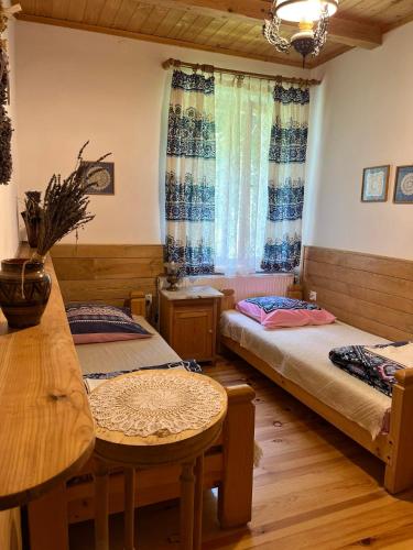 Ένα ή περισσότερα κρεβάτια σε δωμάτιο στο Hajstra