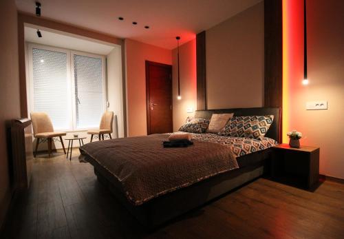 Una cama o camas en una habitación de Apartment Sabac