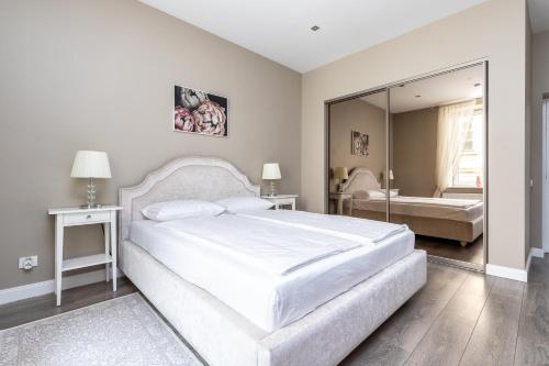Katil atau katil-katil dalam bilik di Rose Old Town Apartment
