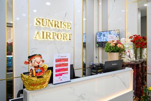 Sunrise Airport Hotelにあるテレビまたはエンターテインメントセンター