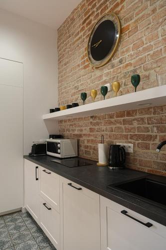 Dapur atau dapur kecil di BC7 Apartments