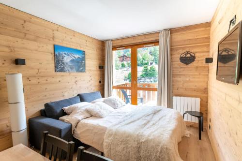 Postel nebo postele na pokoji v ubytování LA TURRA - 301 - Appt 6 pers