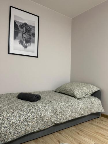 Postel nebo postele na pokoji v ubytování Mirabelka - domek