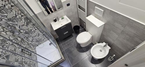 Koupelna v ubytování B&B Via Roma