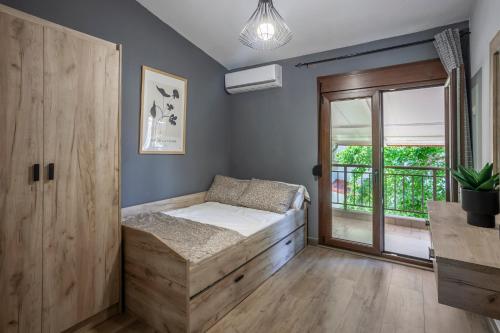 Postel nebo postele na pokoji v ubytování Akemi seaside Villa