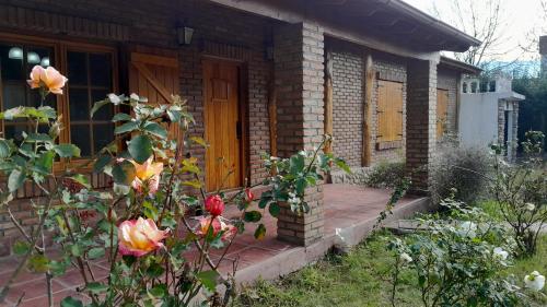 Ein Garten an der Unterkunft Casa de campo