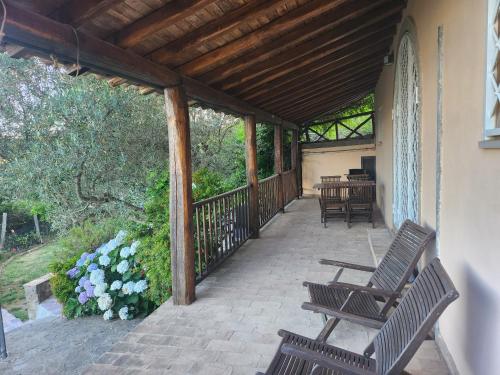 Μπαλκόνι ή βεράντα στο Casale Sant'Egidio - Lago di Bolsena