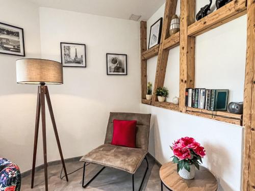 Ruang duduk di Apartment Carola by Interhome