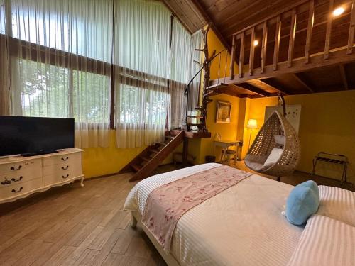 Postel nebo postele na pokoji v ubytování TFG B&B