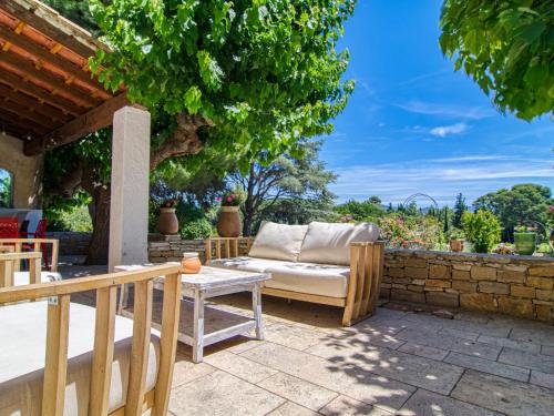 Χώρος καθιστικού στο Holiday Home La Bastide de Magdeleine by Interhome