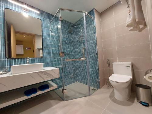 Et badeværelse på FLAMING0 RESORT IB708 Hai tien