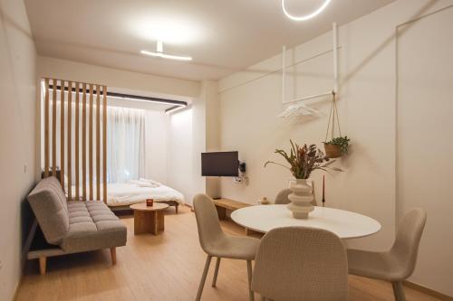Μια τηλεόραση ή/και κέντρο ψυχαγωγίας στο Mini Suites Trikala