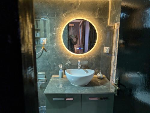 Et badeværelse på Escape stay