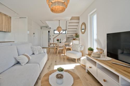 Area soggiorno di Apartamenty Wyspa BlueApart Jastarnia