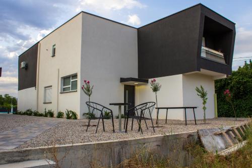 Budova, kde se vila nachází