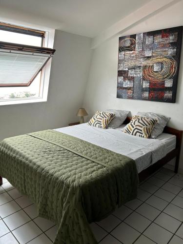 Postel nebo postele na pokoji v ubytování Duplex vue panoramique