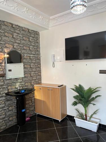 Dapur atau dapur kecil di Appartement sara