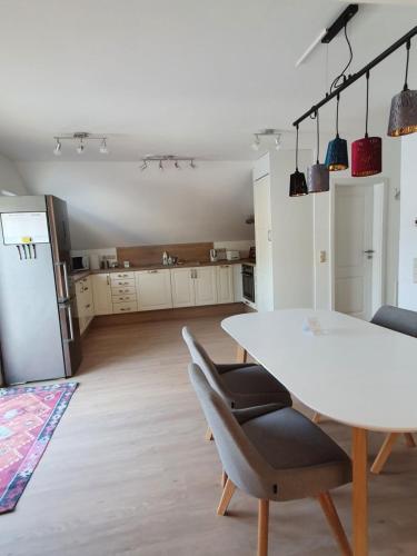 Posezení v ubytování Top Ferienwohnung mit zwei großen Balkonen im Neubau!