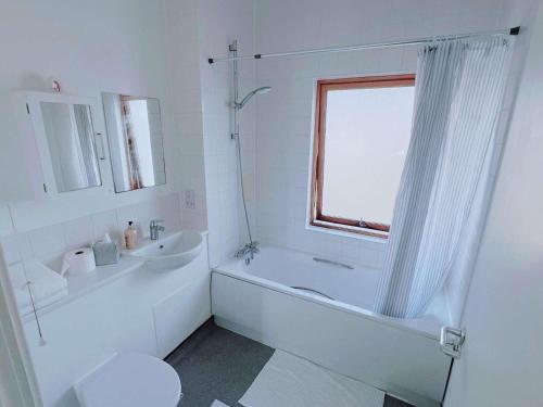 Koupelna v ubytování comfortable house