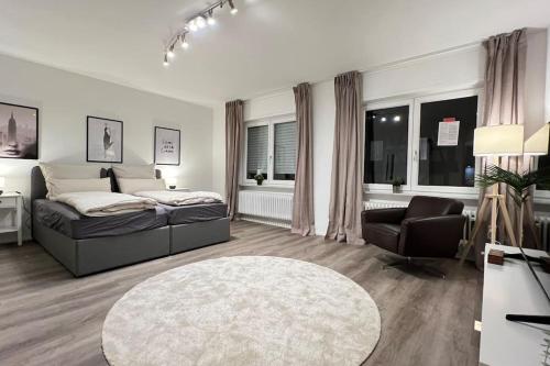 Ένα ή περισσότερα κρεβάτια σε δωμάτιο στο Apartment 13 - 3 Schlafzimmer - modern und komfortabel