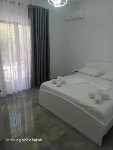 Ένα ή περισσότερα κρεβάτια σε δωμάτιο στο Miri's Apartment