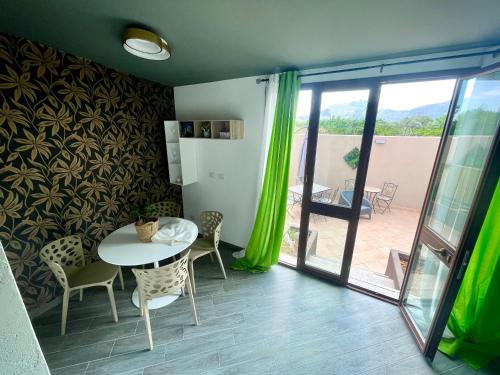 Μπαλκόνι ή βεράντα στο Intero Appartamento con Solarium&Spa - Villa Ciaculli