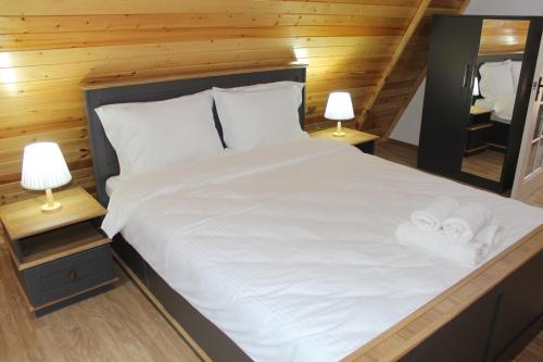 Postel nebo postele na pokoji v ubytování Villa Bella Vue