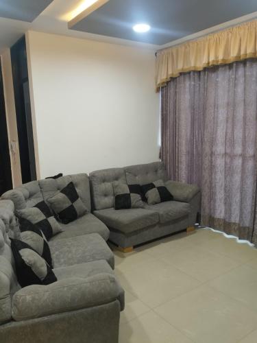 Χώρος καθιστικού στο Apartamento primavera