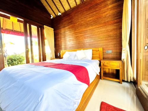 Katil atau katil-katil dalam bilik di Bali Shanti Villa